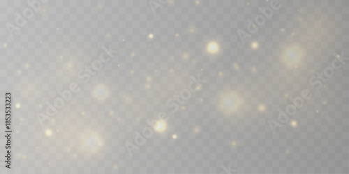 Golden dust trails shimmer lightly, creating a flowing luminous pattern. The radiant texture enhances festive elegance. Ideal for premium vector backgrounds VECTOR