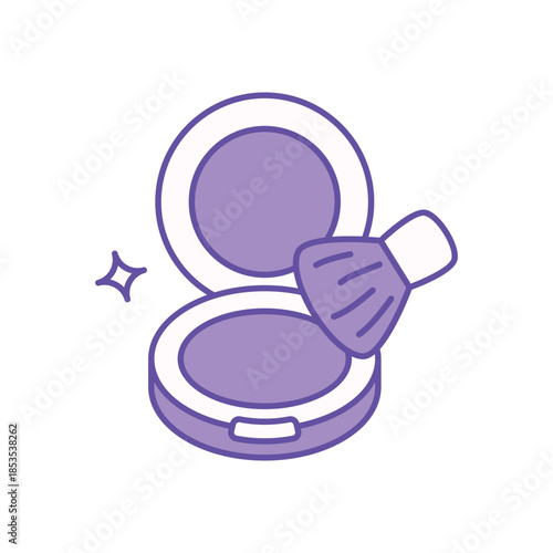 Blush icon clean and modern vector illustration