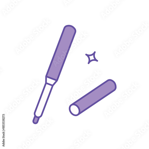 Eyeliner icon clean and modern vector illustration
