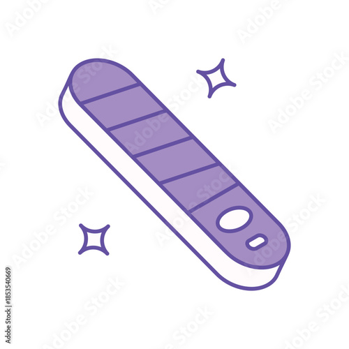 Nail File icon clean and modern vector illustration