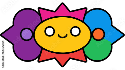 Set of Flat Colorful Bubble Speech Vector Icons and Banners for Communication and Message Design