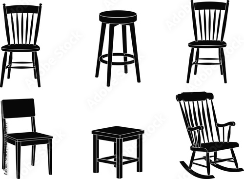 Black silhouette vector illustration of a boy and girl sitting back to back reading books, isolated on white background.