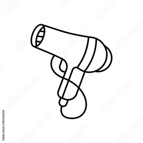 Hair Dryer icon clean and modern vector illustration