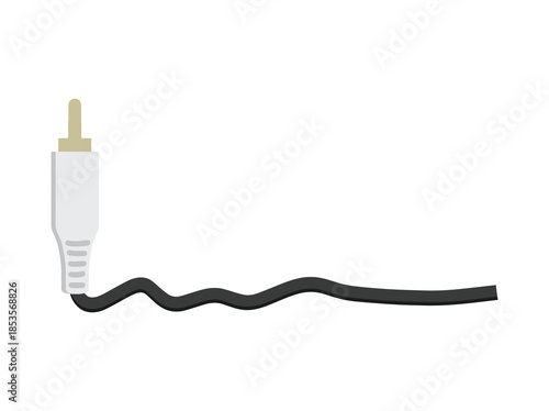 Hand Drawn RCA Audio Cable 
