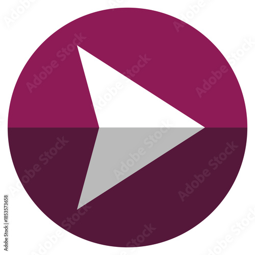 Arrow play icon vector illustration
