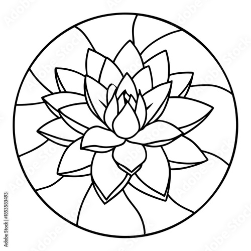 Beautiful Lotus Flower Mandala Coloring Page for Relaxation and Fun beautiful lotus flower mandala