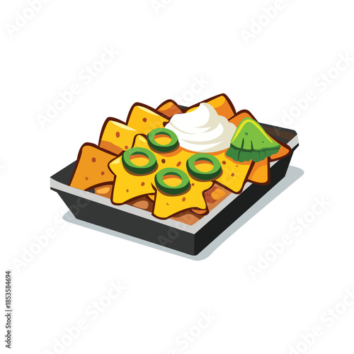 nachos food on a plate