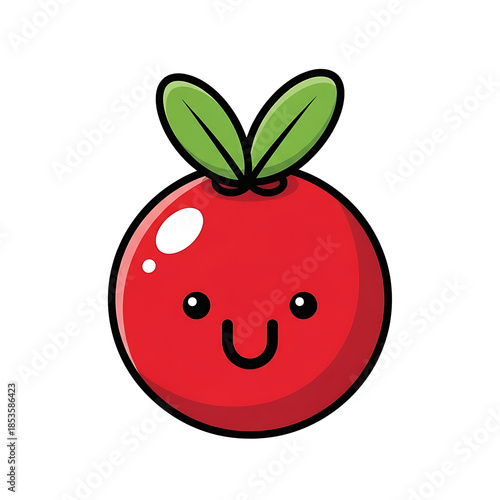 Wallpaper Mural Cute Cherry Cartoon. (8) Torontodigital.ca