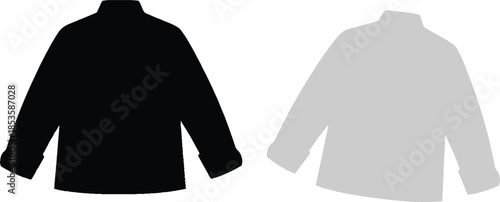 Fashion clothing shart vector illustration, presenting casual clothing design template for textile clothing and style