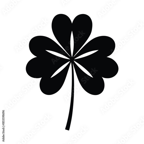 Clover Flower Icon Vector Illustration