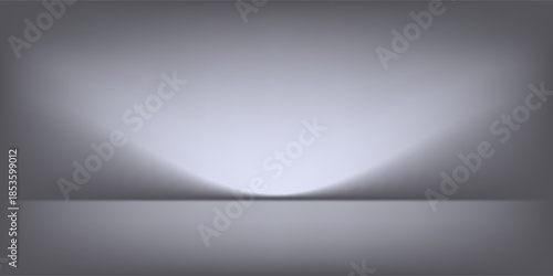 Empty grey studio background. Limbo dark bg. Product studio room. Limbo dark background. Abstract 3d backdrop for presentation. Minimal wall scene. Showcase, promotion display.