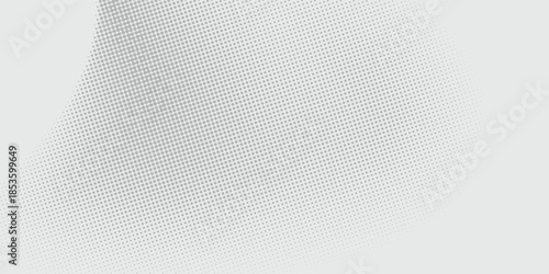 Abstract Geometric Dot Pattern: A subtle abstract design using varying sizes of grey dots to create a sense of depth and fluid movement on a neutral background.