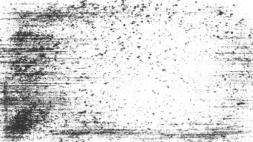 Black and white textured background with horizontal lines and scattered speckles abstract grunge distressed