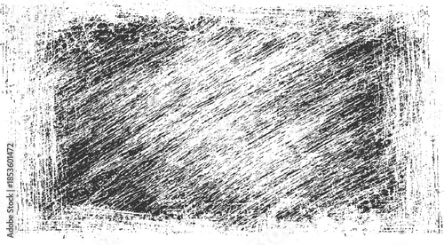 Black and white textured background with diagonal scratches and distressed effect abstract grunge