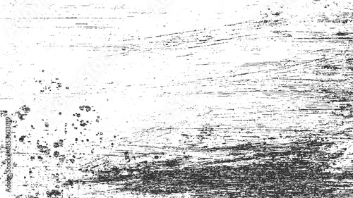 Black and white textured background with horizontal lines and speckles abstract grunge distressed