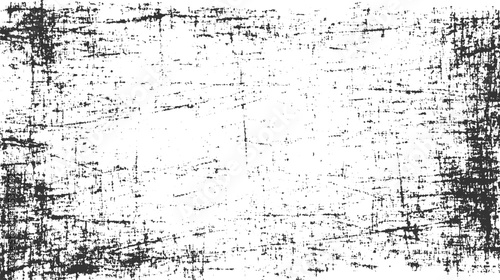 Black and white distressed grunge texture with random scratches and speckles