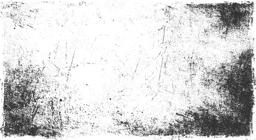 Black and white grunge texture with distressed scratches and speckles 2