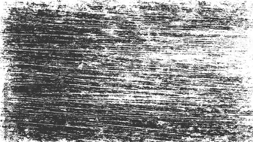 Black and white distressed horizontal scratch texture background grunge