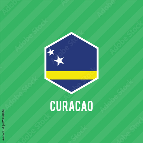 curacao vector flag. Accurate dimensions and official colors. This file is suitable for digital editing and printing of any size.