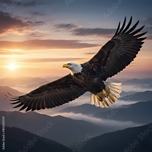 Wallpaper Mural Eagle Representing Vision, Freedom, and Focus Torontodigital.ca