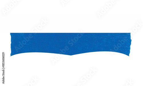 Blue Painter's Tape Cutout Layer | Masking Tape PNG Asset