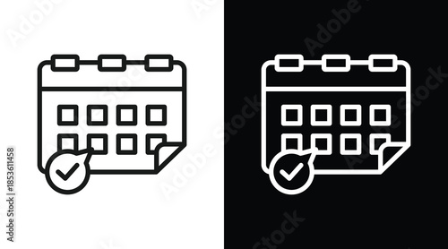 Calendar with Checkmark