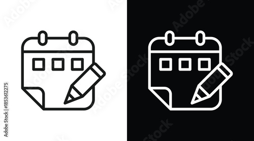 Calendar with Pencil