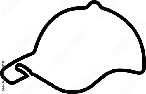 Black Golf Line Style Vector Icon Sports Equipment Symbol and Recreation Outline Graphic Group Featuring Club, Ball, Tee and Course Elements