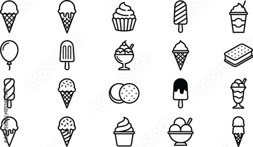 Professional remote work line icons set featuring video conference meetings, home office desk setup, wifi connectivity, digital communication and telecommuting.