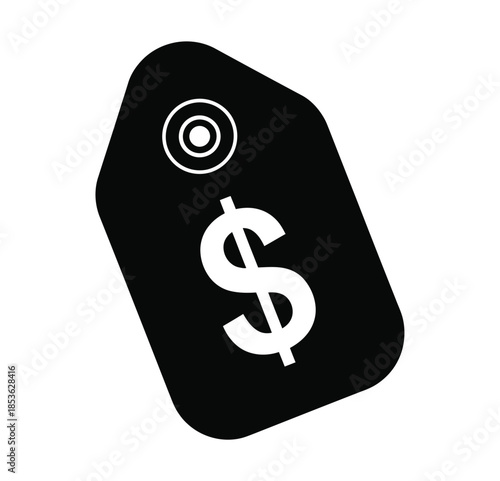 Price tag icon with dollar sign