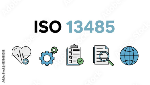 ISO 13485 medical devices quality management system concept