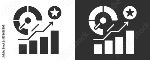 Performance Excellence Icon Set Vector Collection Isolated In Black And White