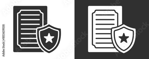 Professional Standard Icon Set Vector Collection Isolated In Black And White