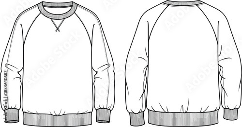 Technical fashion sketch (front and back view) of a square-neck mini dress with a smocked bodice, ruffled straps, gathered skirt, and bow detail, vector template for chic apparel design.