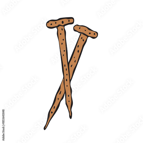 サビ釘_黒豆用
This is a rusty nail. In Japan, it is used to boil beans.