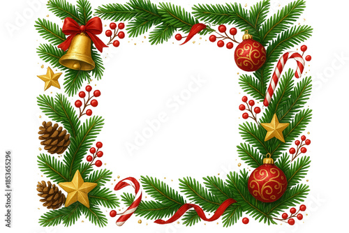 Square Frame Christmas Art