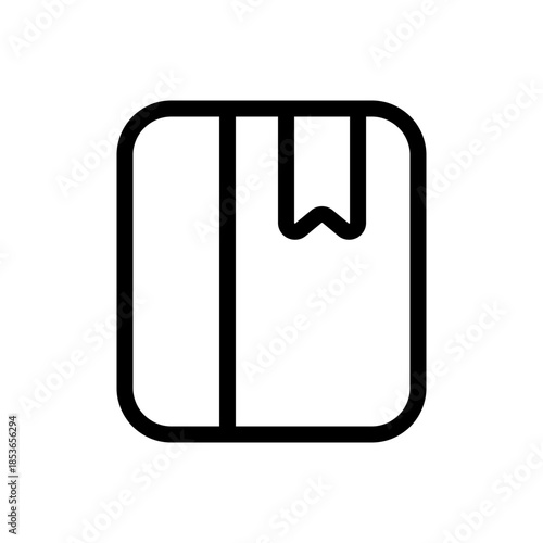 Bookmark icon set for saving, marking, favorites, reading, organizing, notes, and digital libraries, modern minimal symbols for web, apps, and UI