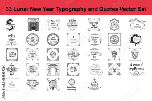 New beginnings start here with traditional chinese dragon and festive clouds a perfect lunar new year greeting design