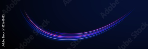 Glowing Spiral Ribbon with Shimmering Dust, Flickering Light Streaks, Elegant Curves and Dynamic Motion Lines for Magical Fantasy Background
