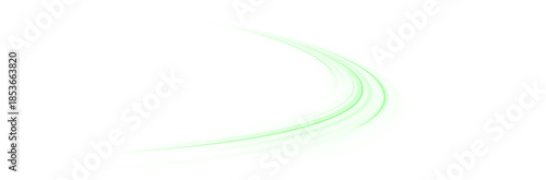 Glimmering Motion Line Ribbon with Sparkling Dust, Twisting Swirls, Magical Glow and Elegant Fantasy Energy Trails