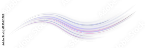 Glimmering Motion Line Ribbon with Spark Dust