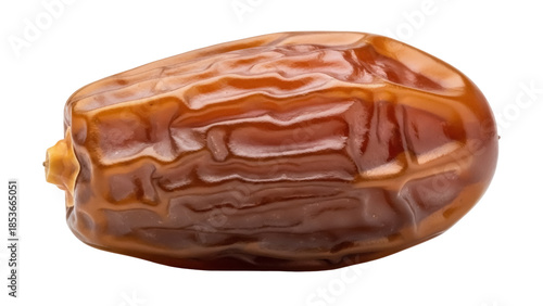 Tableau sur toile Shiny brown date fruit isolated PNG, sweet dried fruit snack for healthy eating