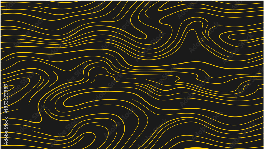 Fototapeta premium Wavy line seamless pattern