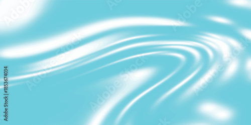 Modern abstract blue silk fabric background with liquid ripples effect. blue snow smooth background vector eps10