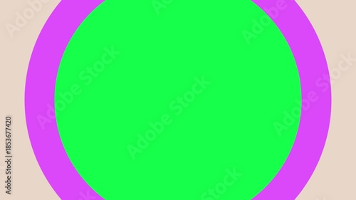 丸いトランジション（グリーンバック）