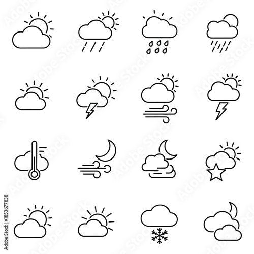 weather forecast icons