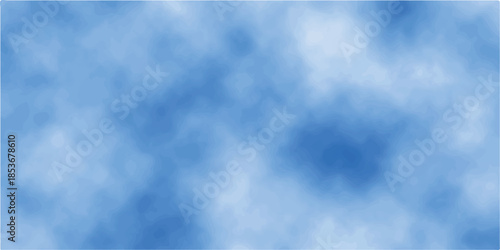 Abstract blue sky and white cumulus clouds in a summer nature time lapse