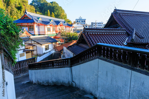 秋の武雄温泉　佐賀県武雄市　Takeo Onsen in autumn. Saga Pref, Takeo City.