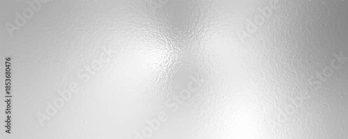 Vector shiny foil or silver metallic pattern. Texture of transparent, matte white and grey frosted glass, blur effect