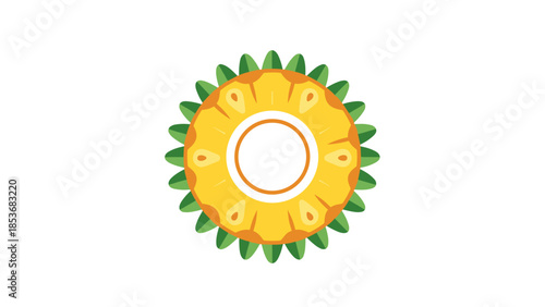 Sunflower with yellow petals and green sepals.